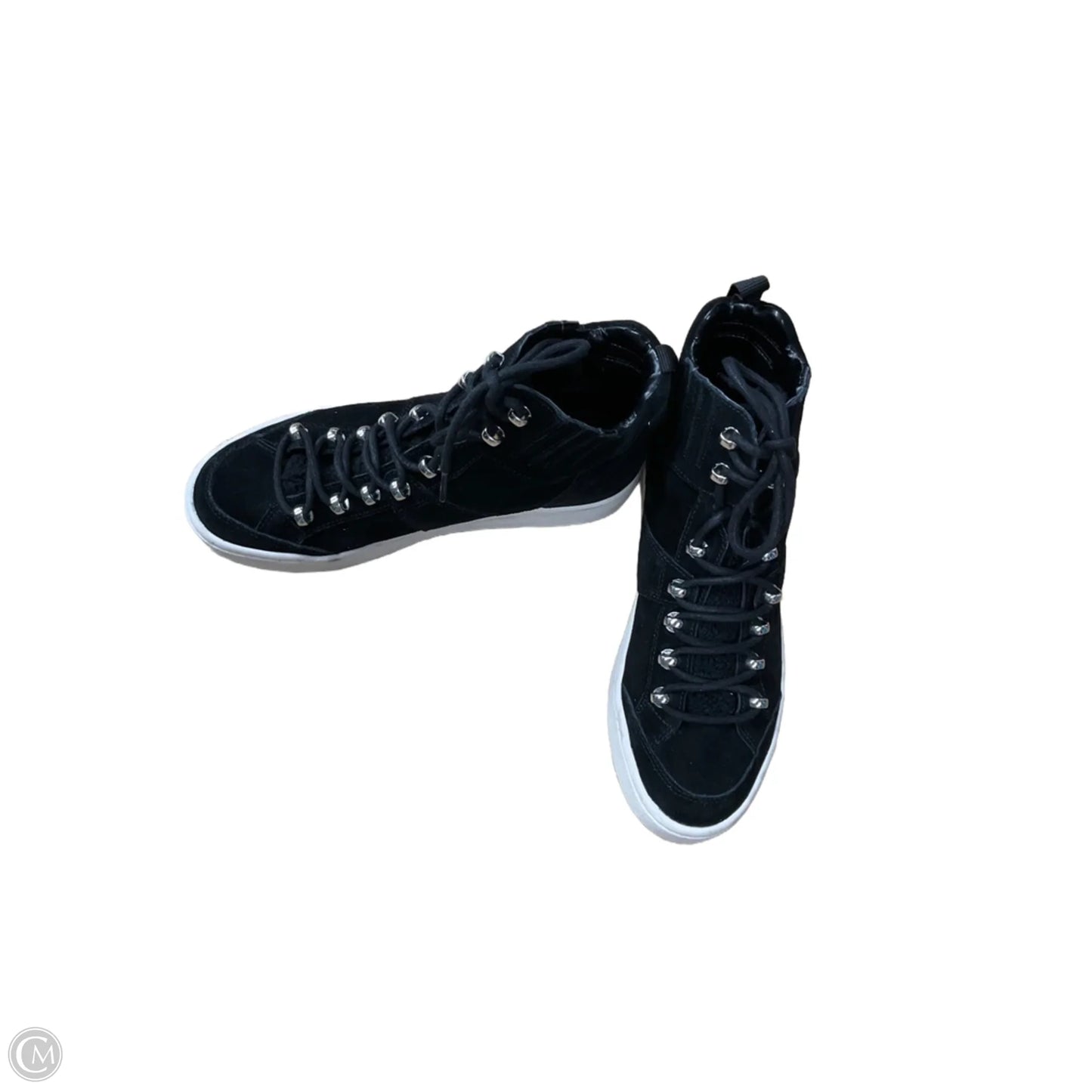 Boots Ankle Flats By Marc Fisher In Black, Size: 8