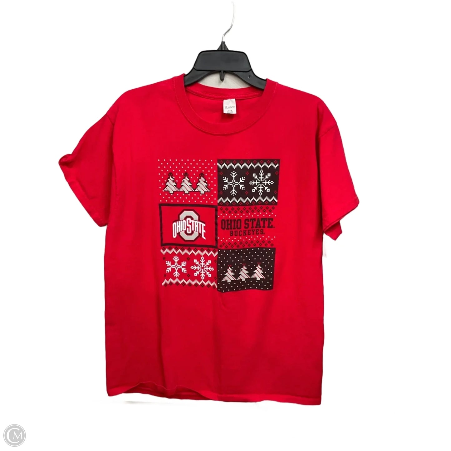 Top Short Sleeve Basic By Hanes In Red, Size: L