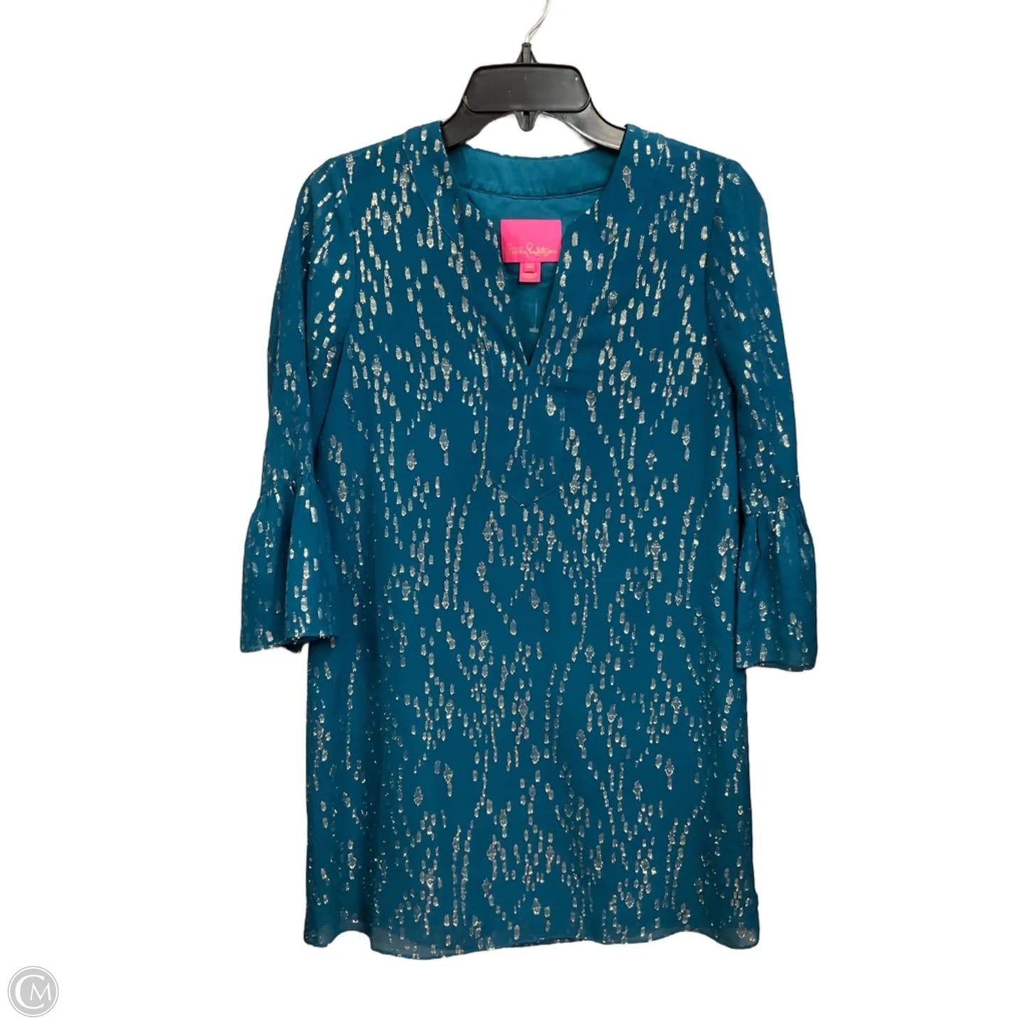 Tunic Designer By Lilly Pulitzer In Teal, Size: Xxs