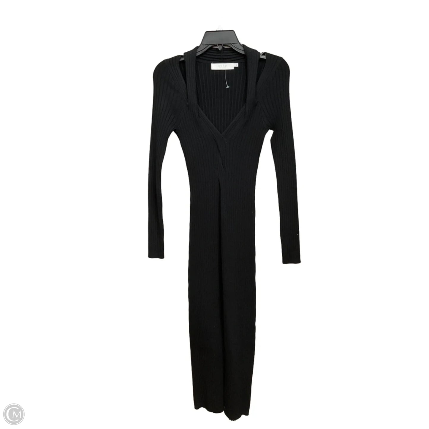 Dress Sweater By Astr In Black, Size: M