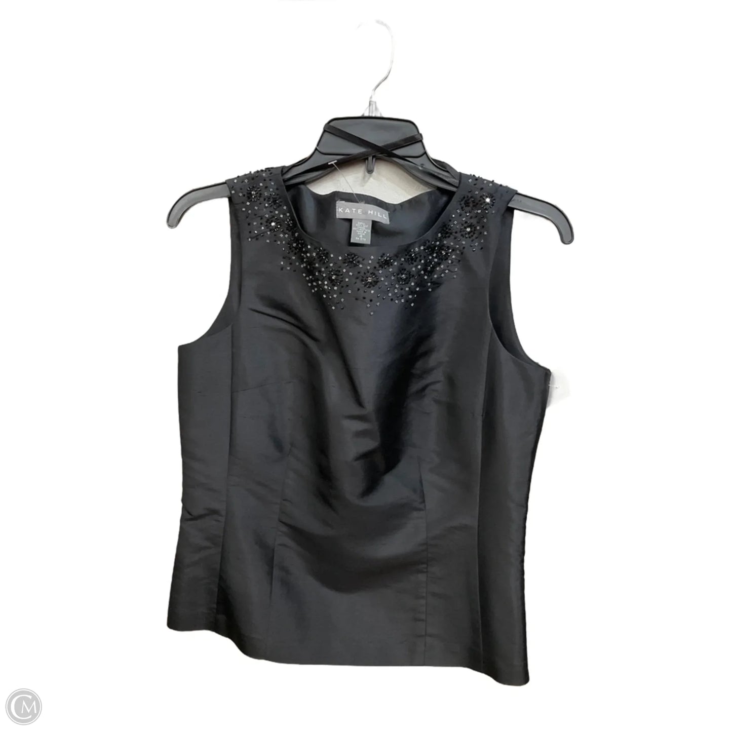 Top Sleeveless By Kate Hill In Black, Size: S