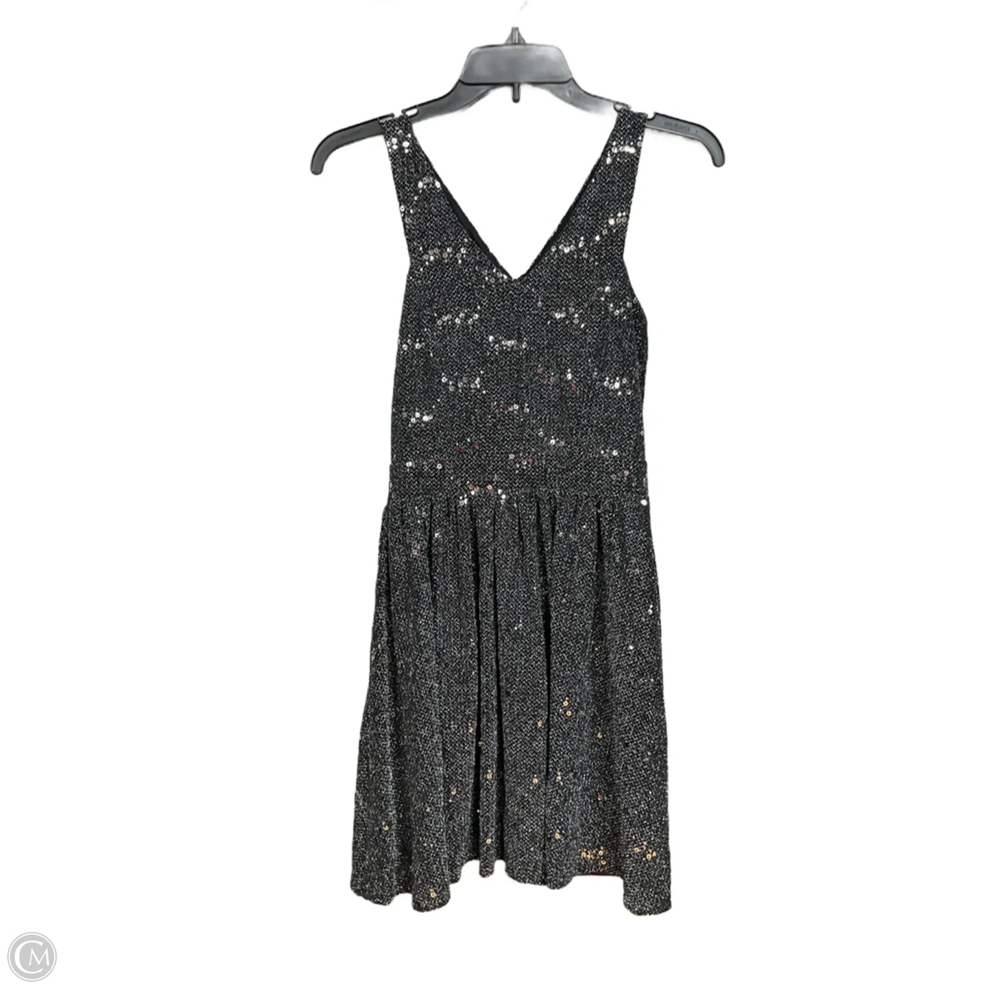 Dress Party Short By Cme In Black & Silver, Size: S