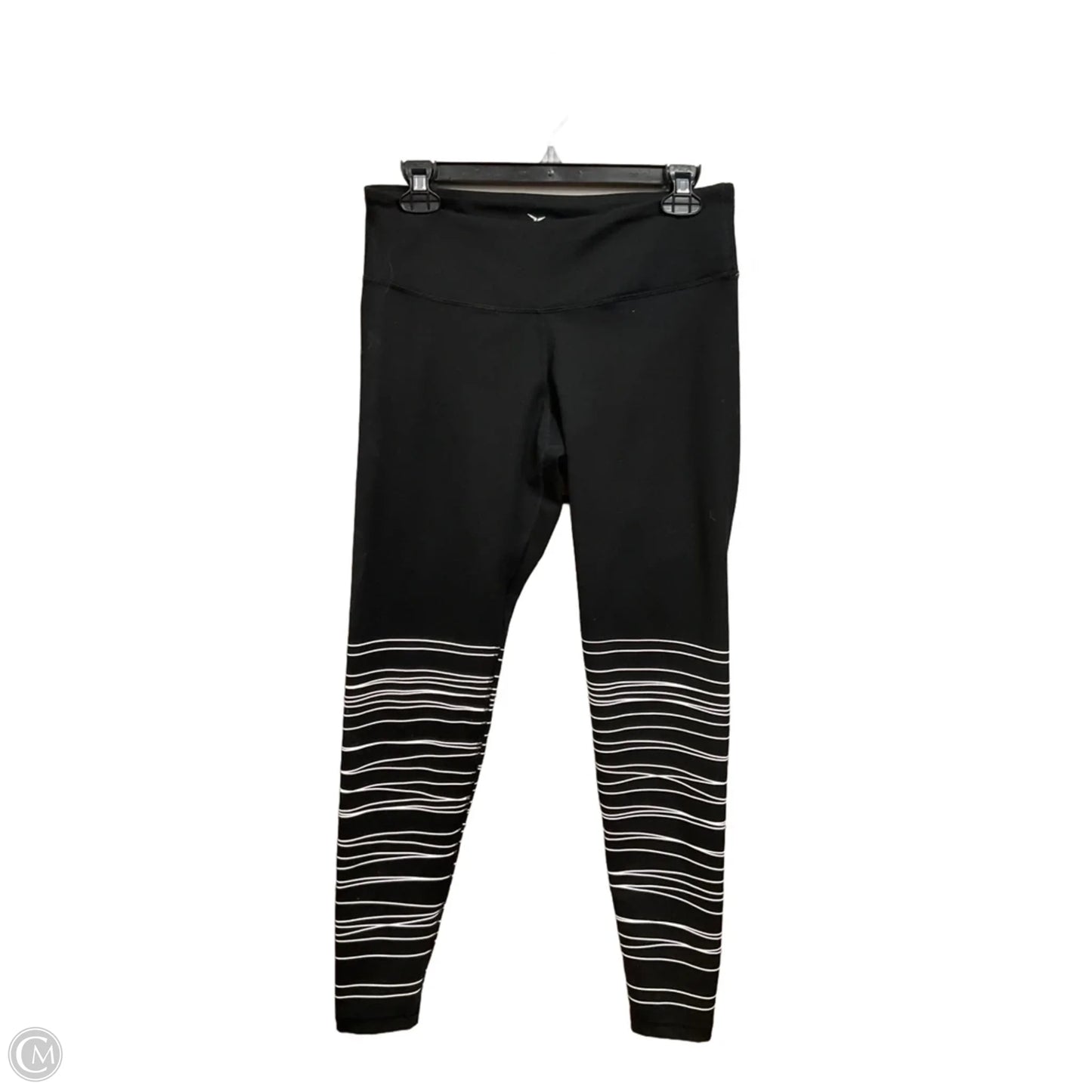 Athletic Leggings By Old Navy In Black & White, Size: L