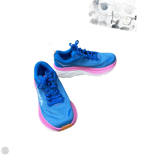 Shoes Athletic By Hoka In Blue & Pink, Size: 8