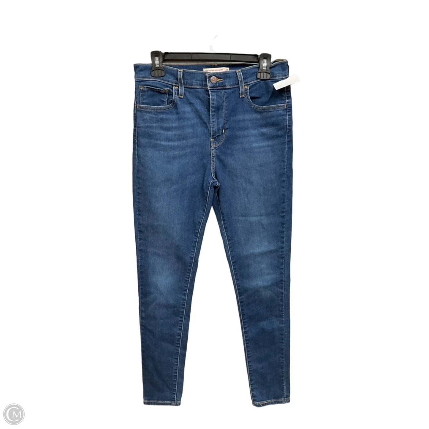 Jeans Skinny By Levis In Blue Denim, Size: 6