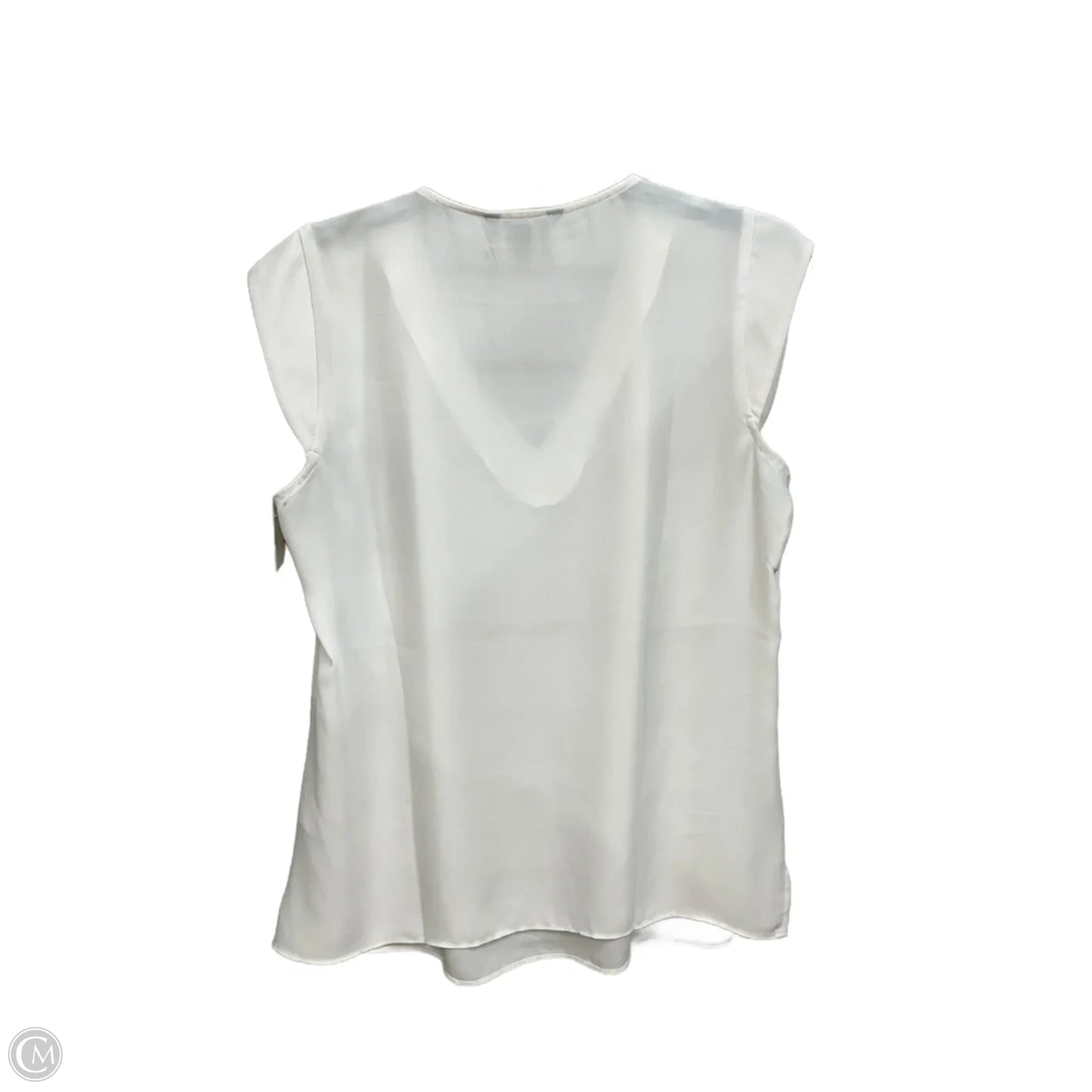 Top Sleeveless By Banana Republic In Cream, Size: S