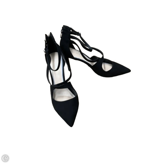 Sandals Heels Stiletto By Nine West In Black, Size: 10