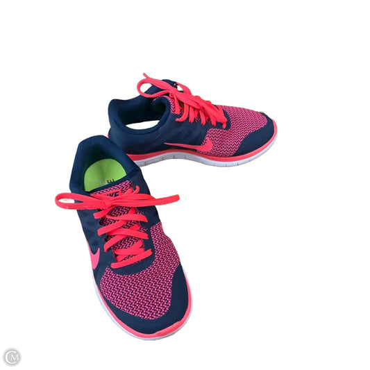 Shoes Athletic By Nike In Blue & Pink, Size: 7.5