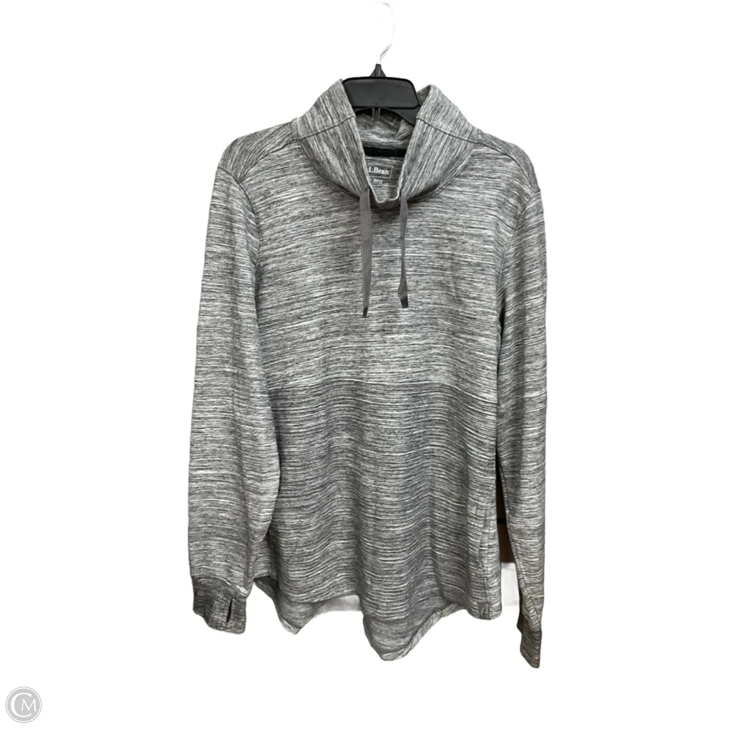 Athletic Sweatshirt Collar By L.l. Bean In Grey, Size: Xl