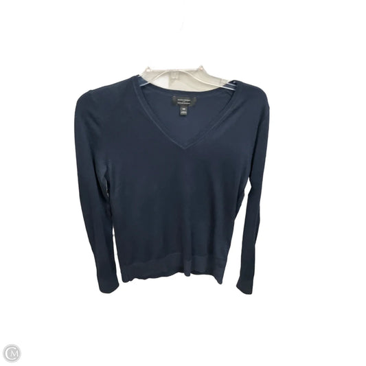 Top Long Sleeve By Banana Republic In Navy, Size: Xs