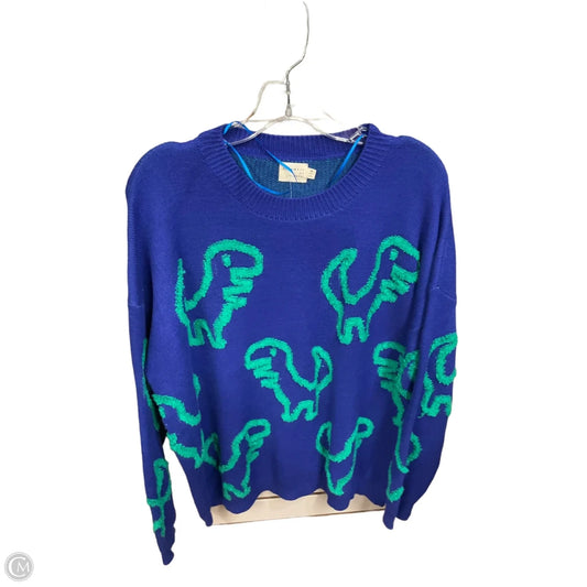 Sweater By Cmc In Blue & Green, Size: M