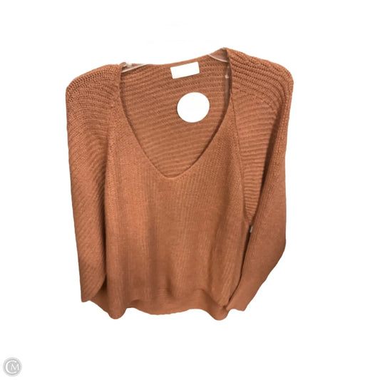 Sweater By Be Cool In Copper, Size: M