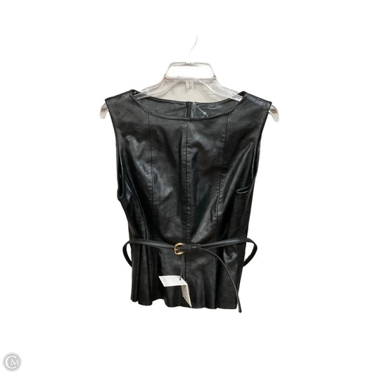 Top Sleeveless By Zara In Black, Size: Xl