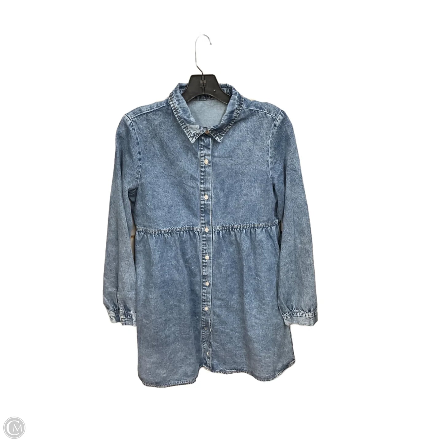 Dress Casual Midi By Clothes Mentor In Blue Denim, Size: S
