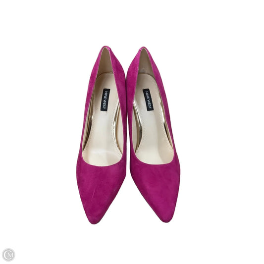 Shoes Heels Stiletto By Nine West In Pink, Size: 8.5