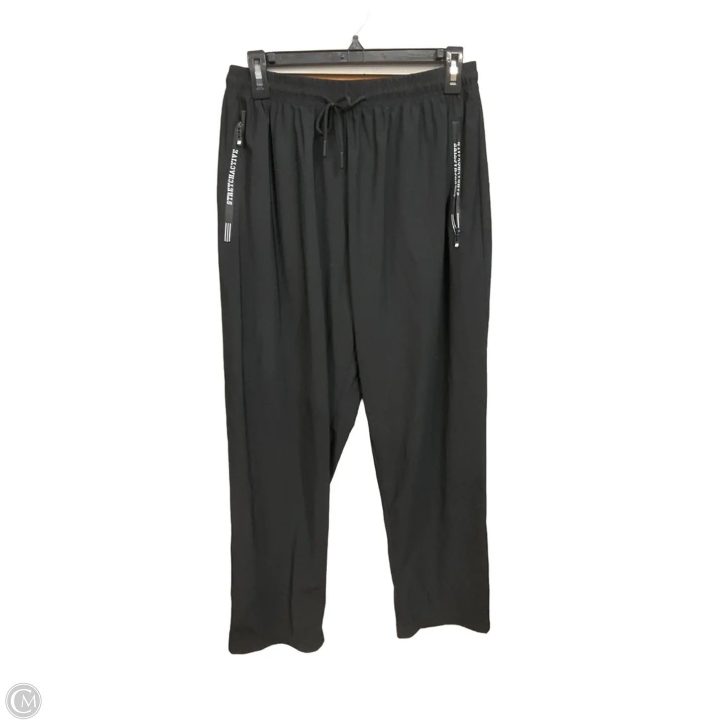 Athletic Pants By Cme In Black, Size: Xl