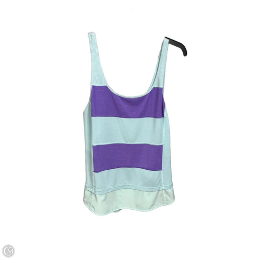Athletic Tank Top By Lululemon In Blue & Purple, Size: M