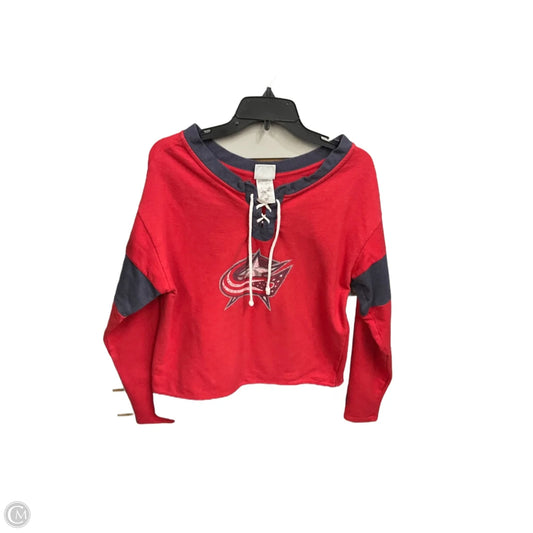 Sweatshirt Crewneck By Nhl In Blue & Red, Size: M