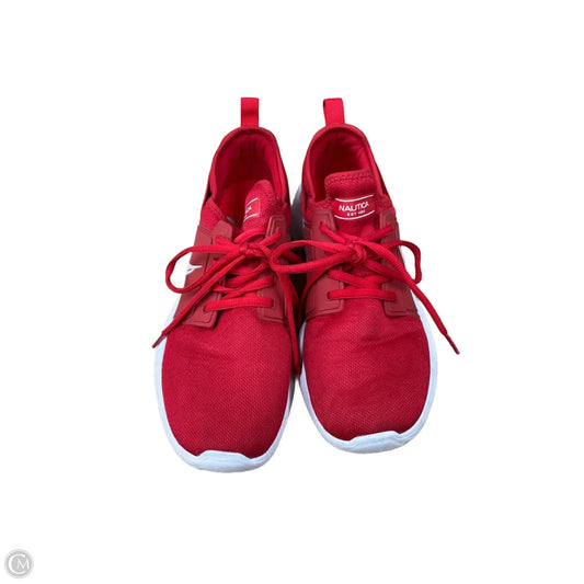Shoes Sneakers By Nautica In Red, Size: 9.5