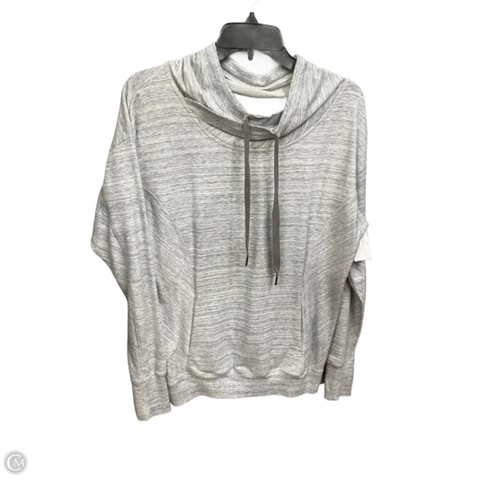Athletic Sweatshirt Collar By Zella In Grey, Size: S