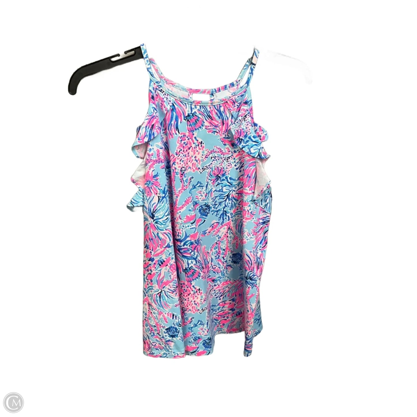 Top Sleeveless Designer By Lilly Pulitzer In Floral Print, Size: S
