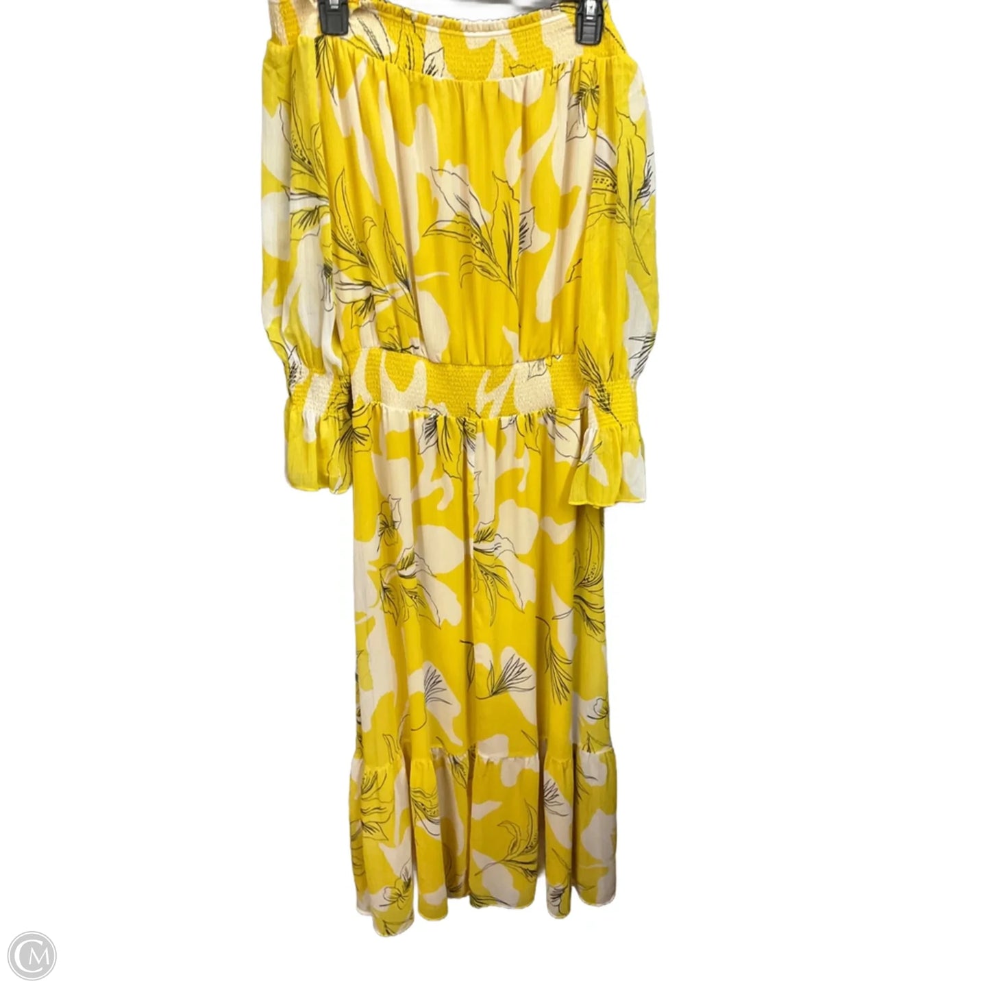 Dress Party Long By Chicos In Floral Print, Size: M