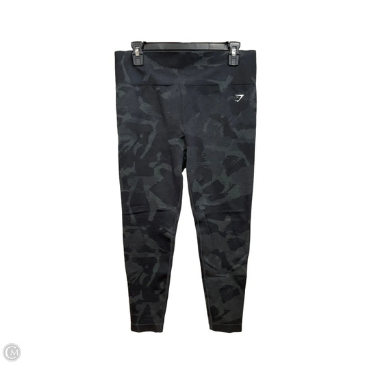Athletic Leggings By Gym Shark In Camouflage Print, Size: Xl