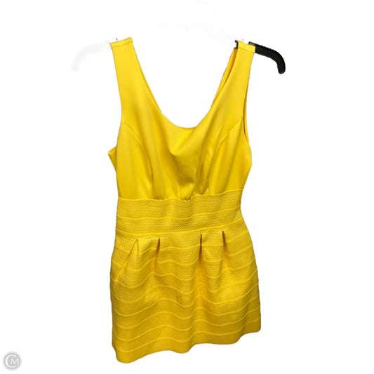 Dress Party Midi By New York And Co In Yellow, Size: S