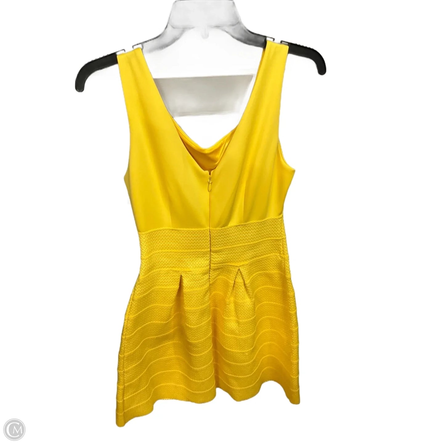 Dress Party Midi By New York And Co In Yellow, Size: S