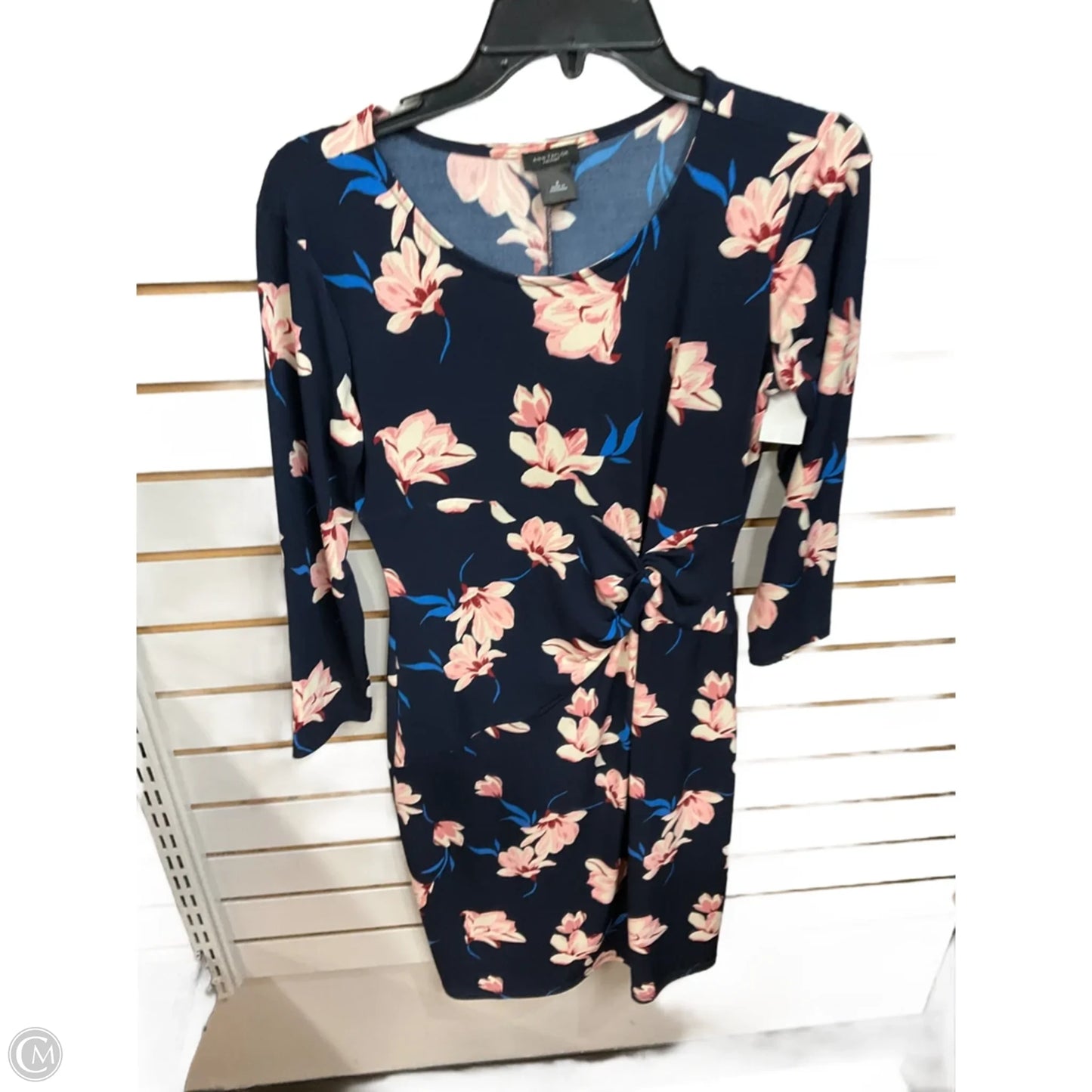 Dress Casual Midi By Ann Taylor In Floral Print, Size: Xs