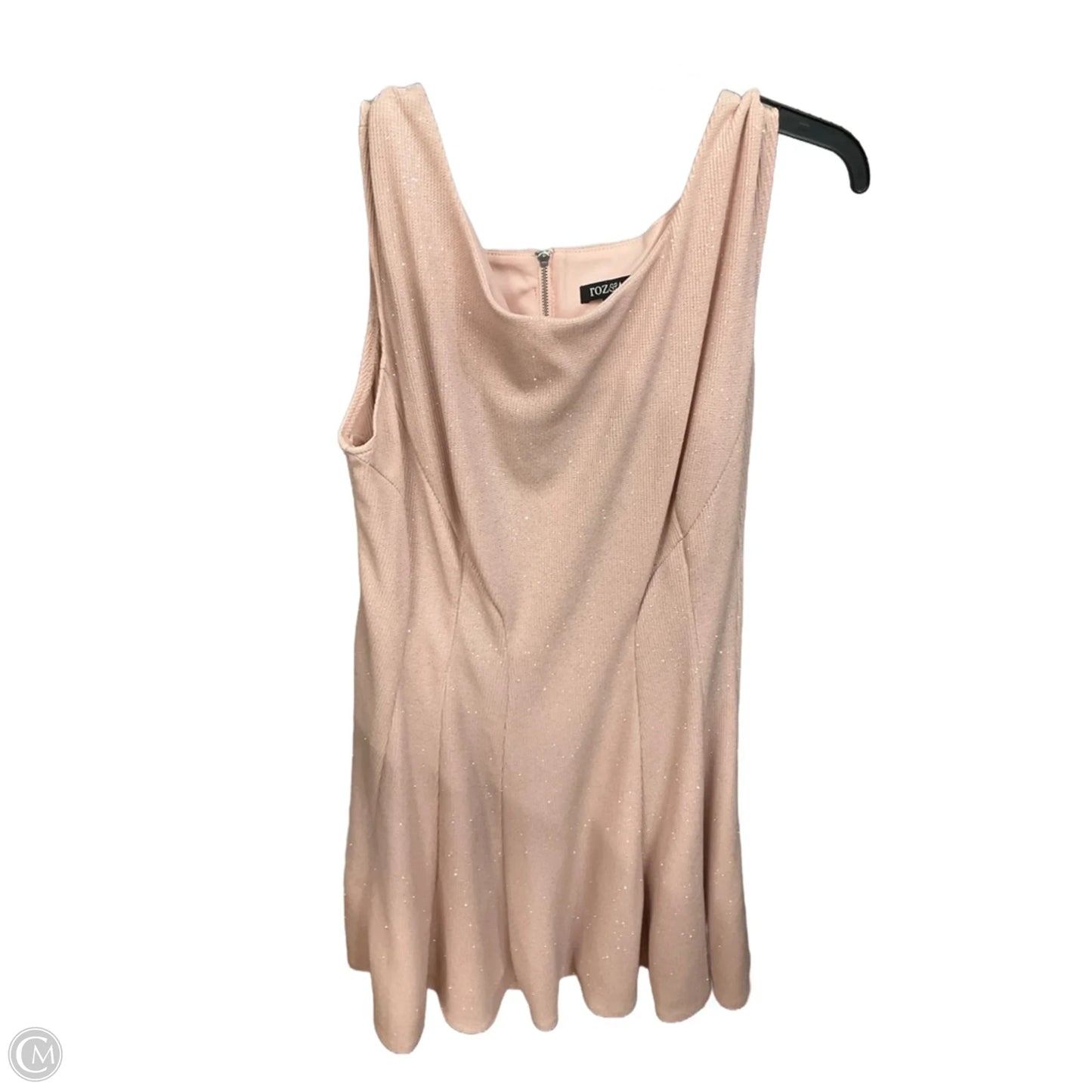 Dress Casual Midi By Roz And Ali In Pink, Size: Xl