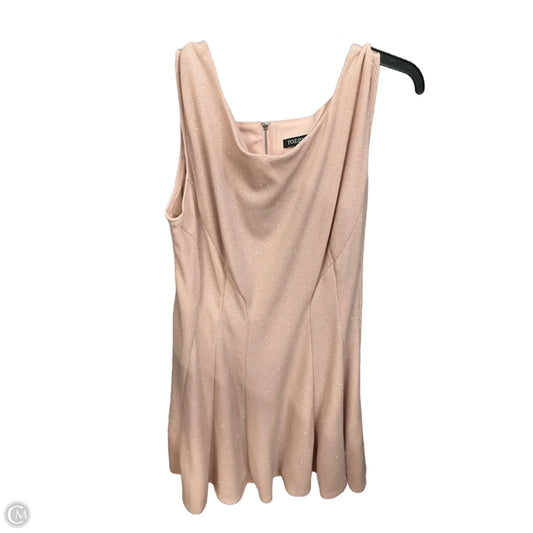 Dress Casual Midi By Roz And Ali In Pink, Size: Xl