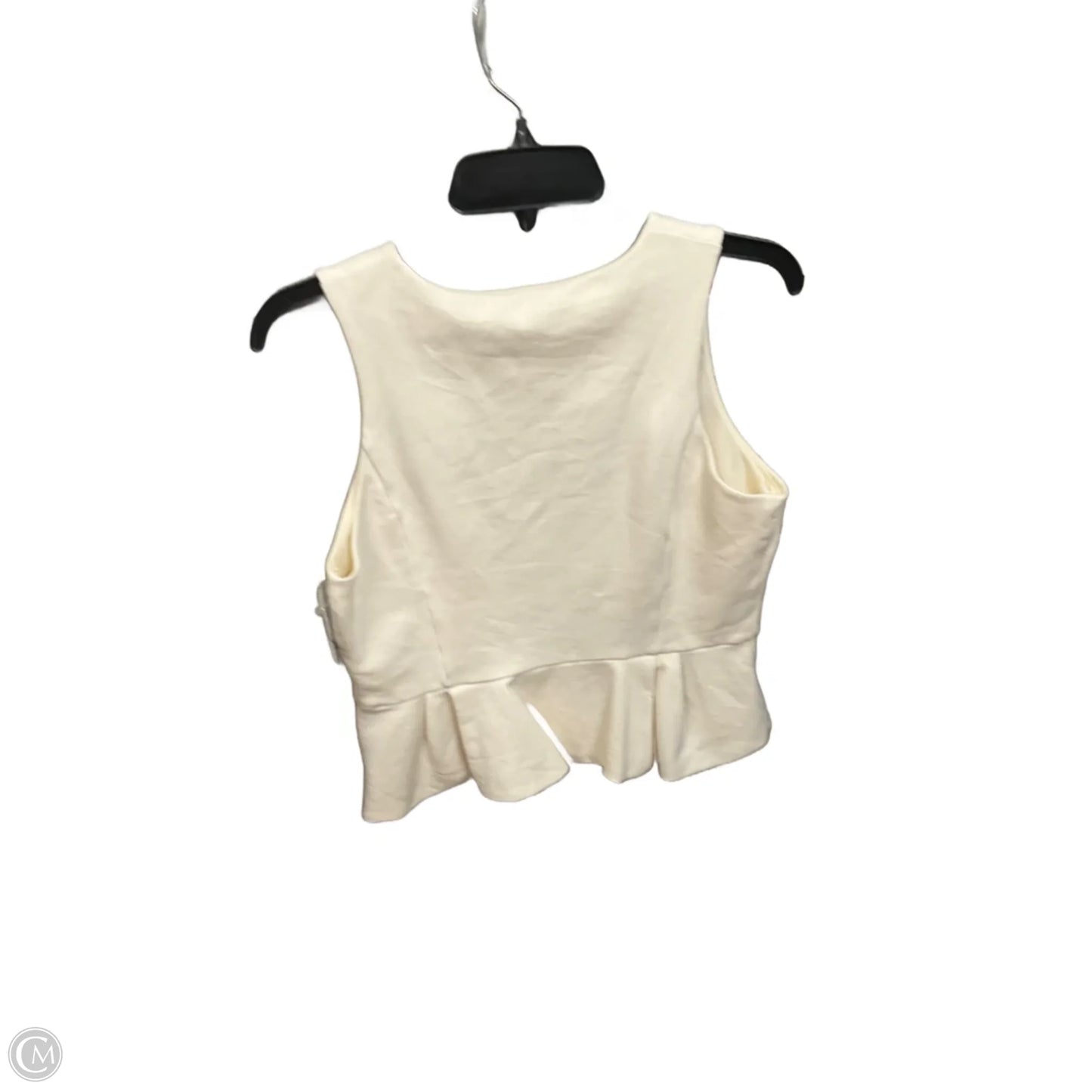 Top Sleeveless By Express In Cream, Size: M