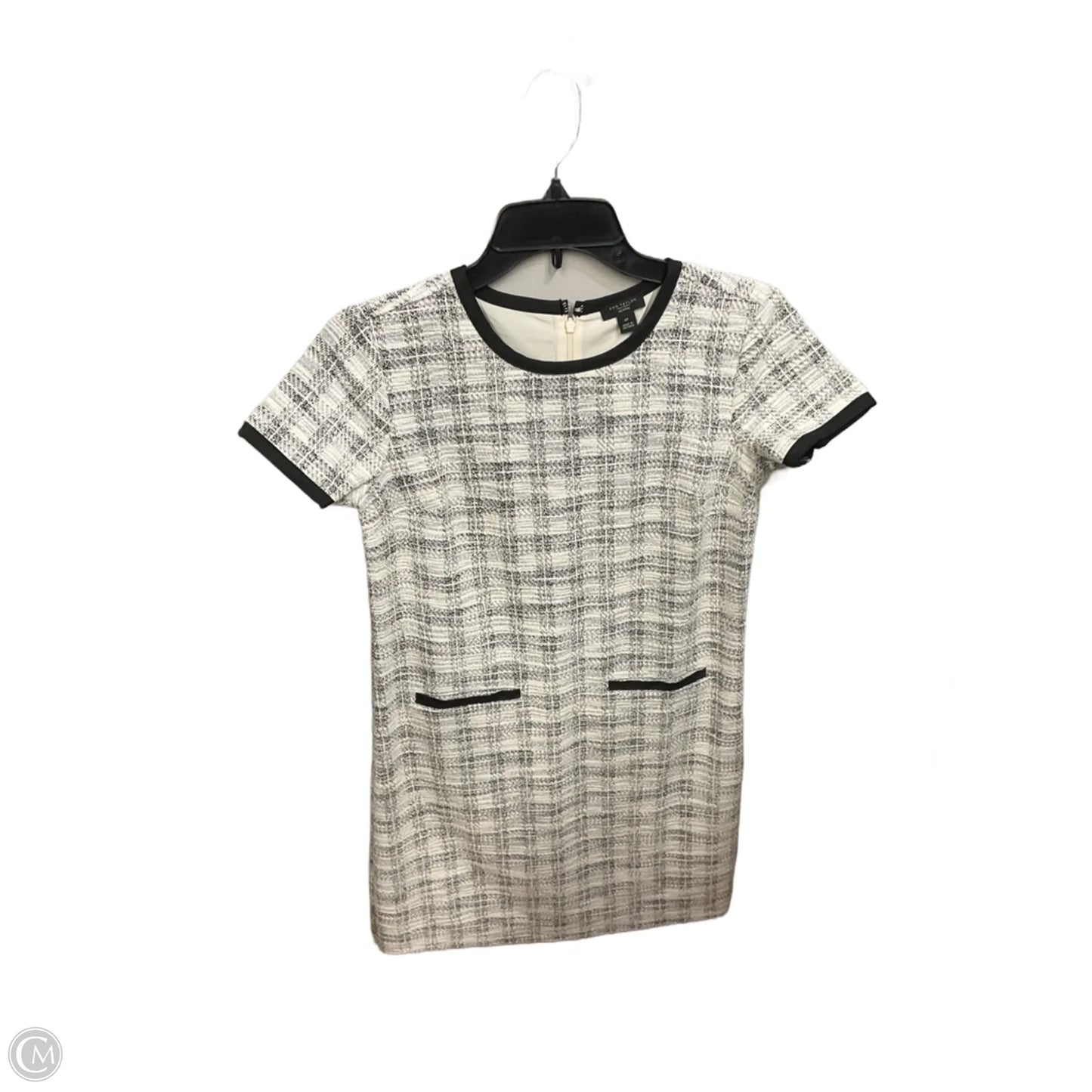 Dress Work By Ann Taylor In Checkered Pattern, Size: 0p