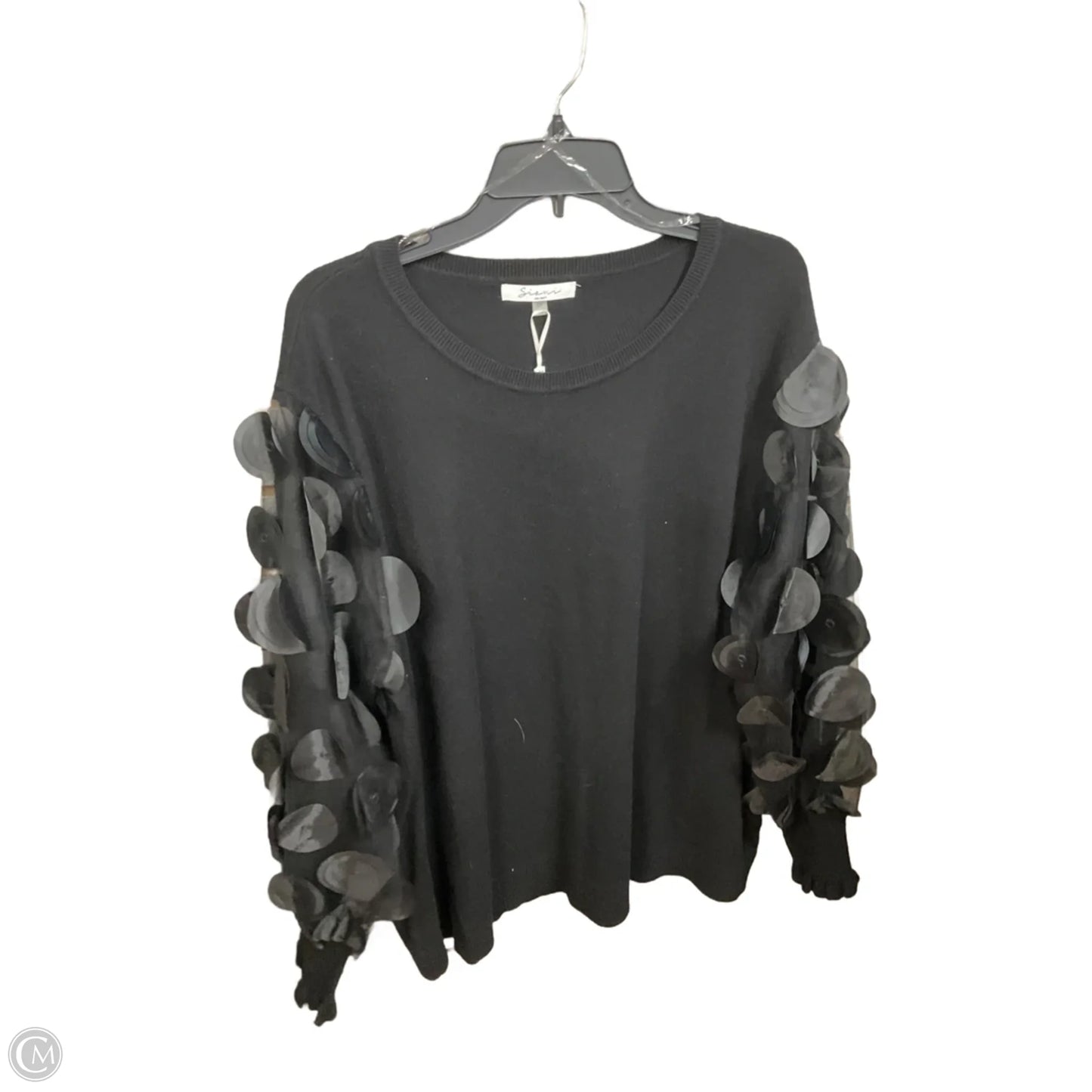 Top Long Sleeve By Clothes Mentor In Black, Size: 2x