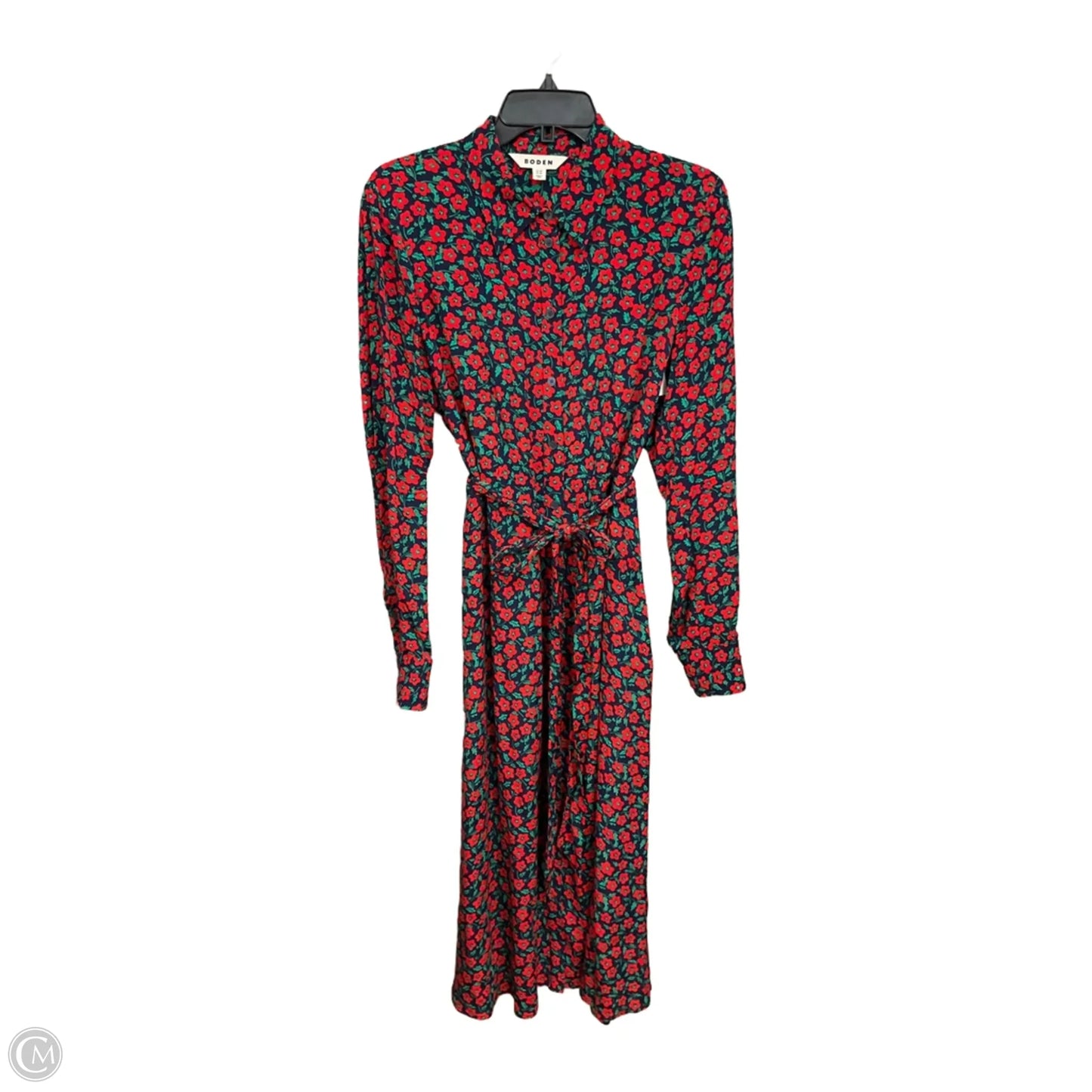 Dress Casual Maxi By Boden In Floral Print, Size: L