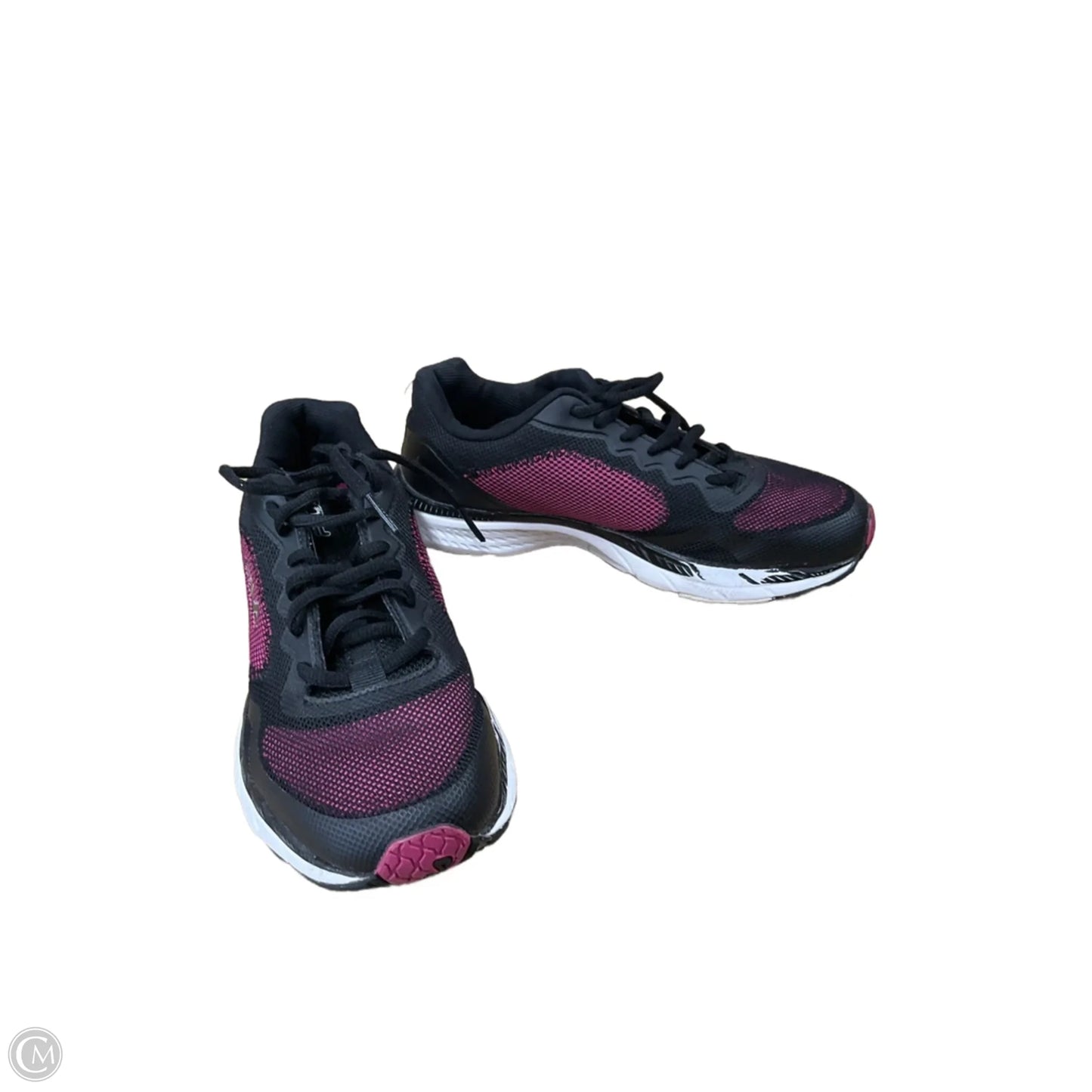 Shoes Athletic By Fila In Black & Pink, Size: 6