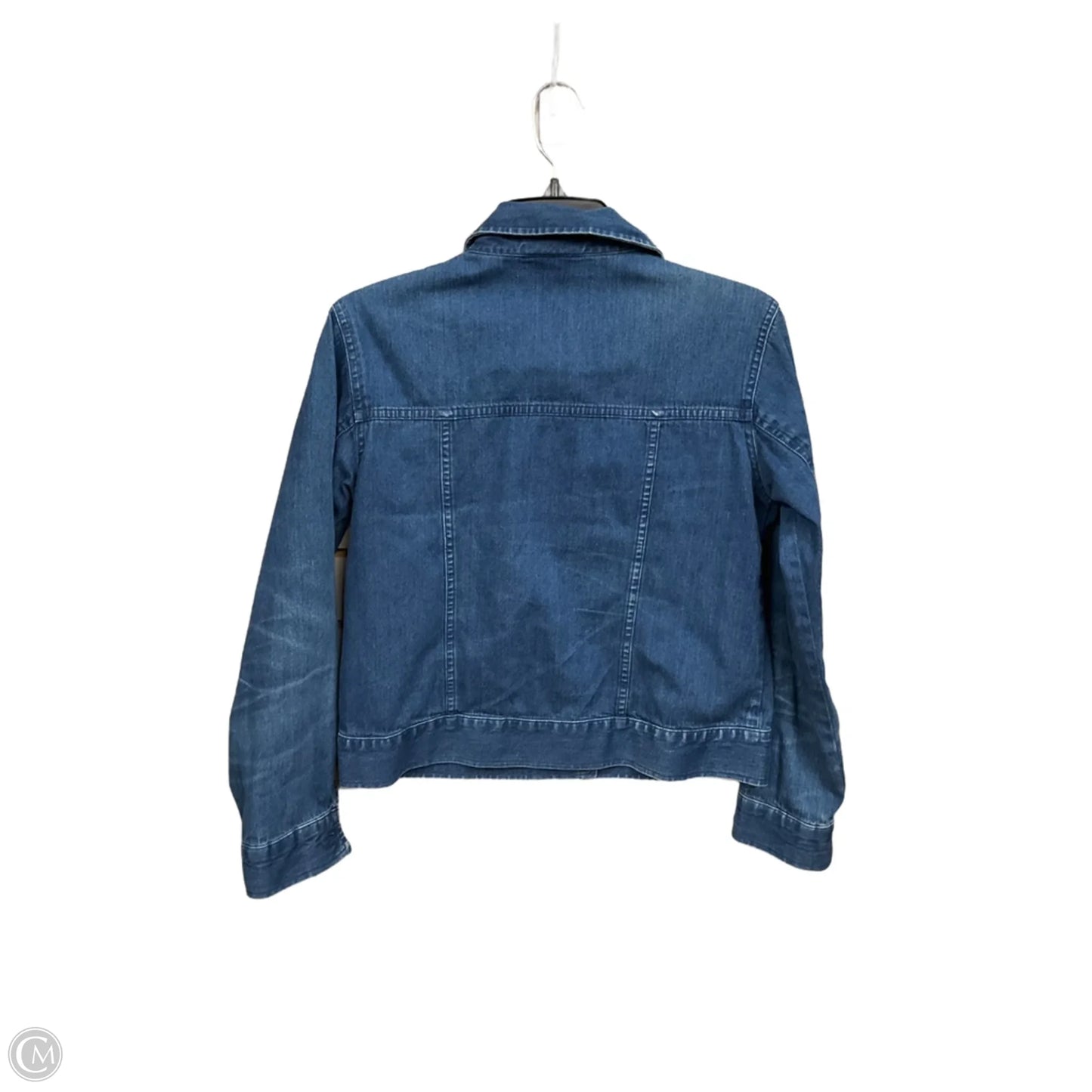 Jacket Denim By Talbots In Blue Denim, Size: S