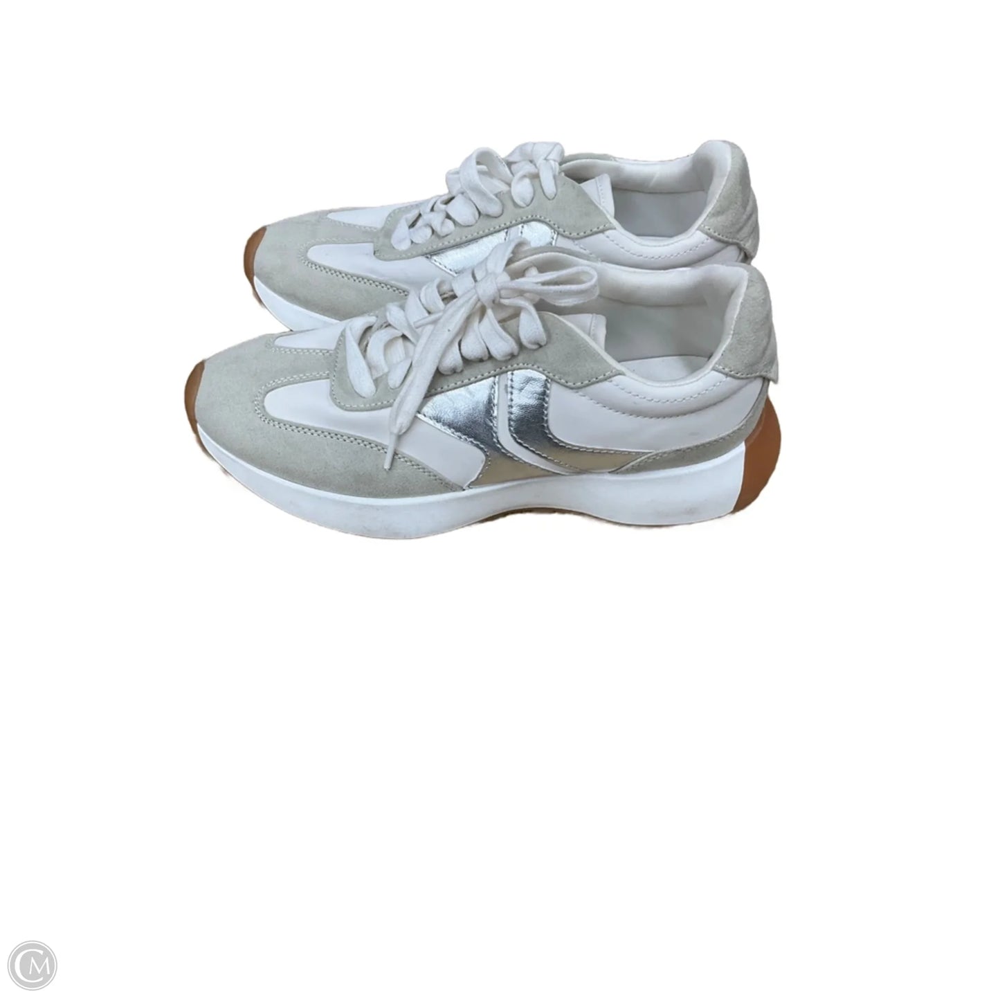 Shoes Sneakers By Steve Madden In White, Size: 9