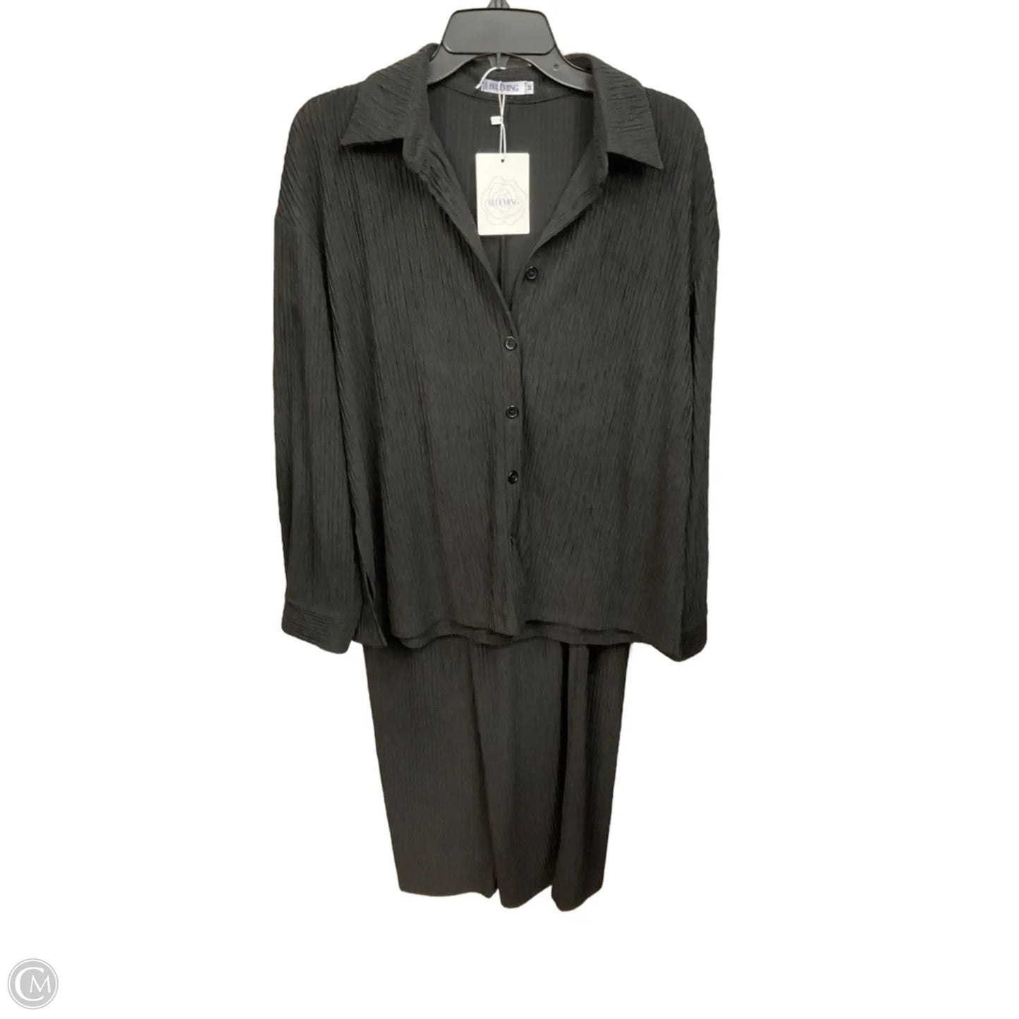 Pants Set 2pc By Cme In Black, Size: M