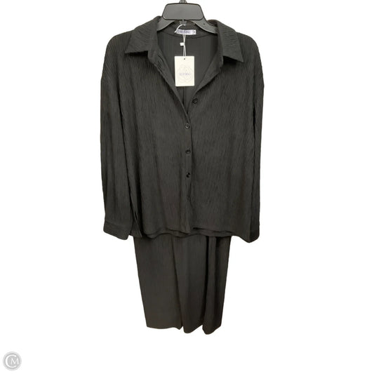 Pants Set 2pc By Cme In Black, Size: M