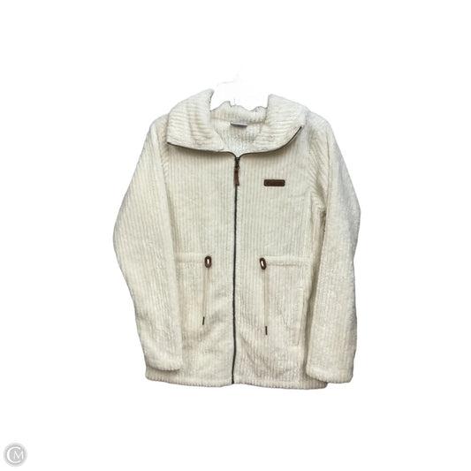 Jacket Faux Fur & Sherpa By Columbia In Cream, Size: M