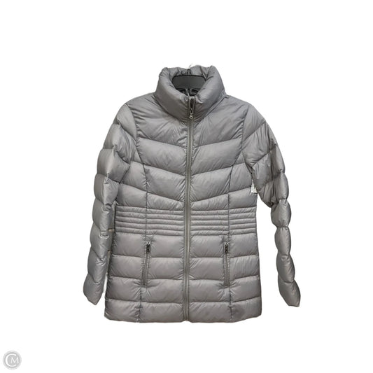 Coat Puffer & Quilted By Bass In Grey, Size: S