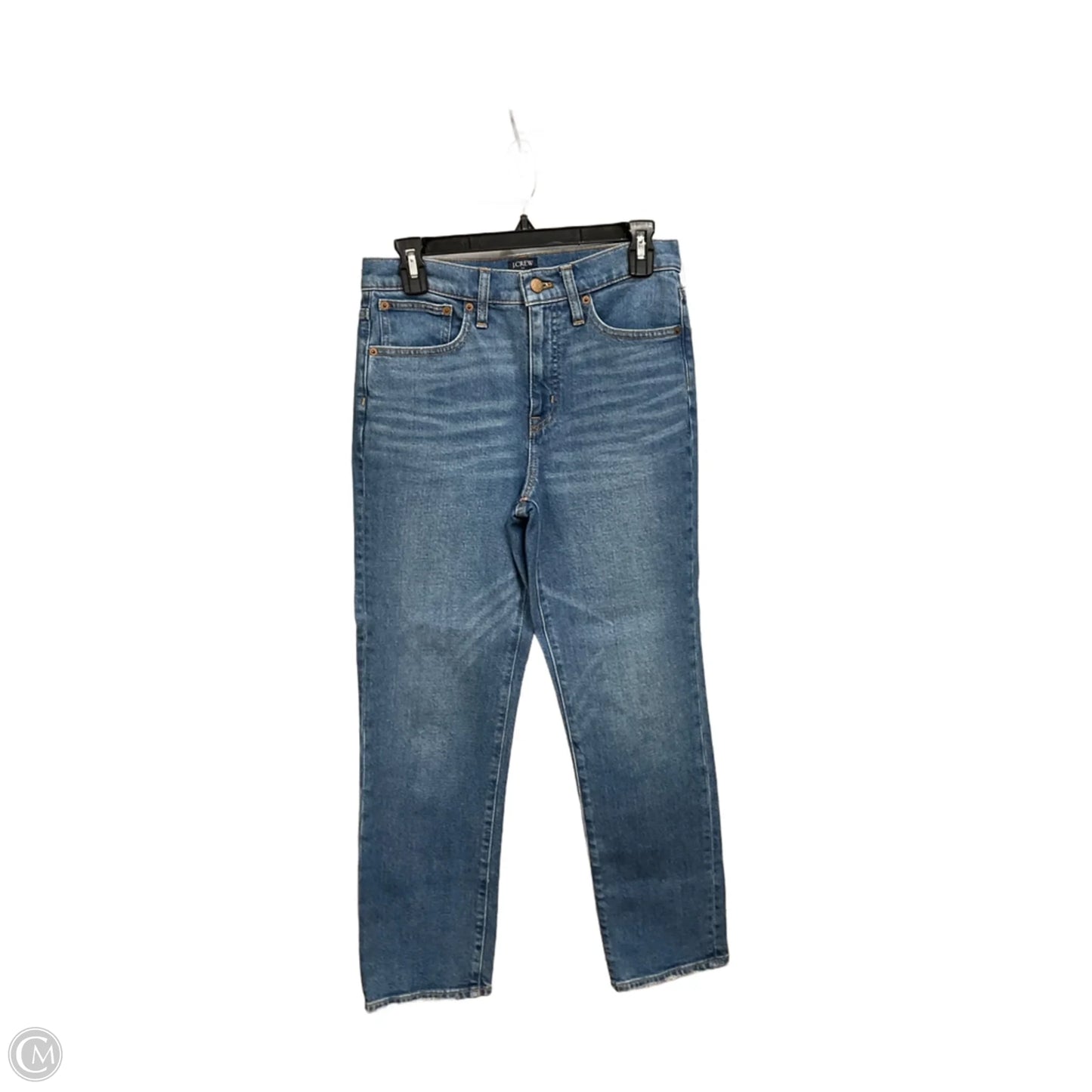 Jeans Straight By J. Crew In Blue Denim, Size: 4