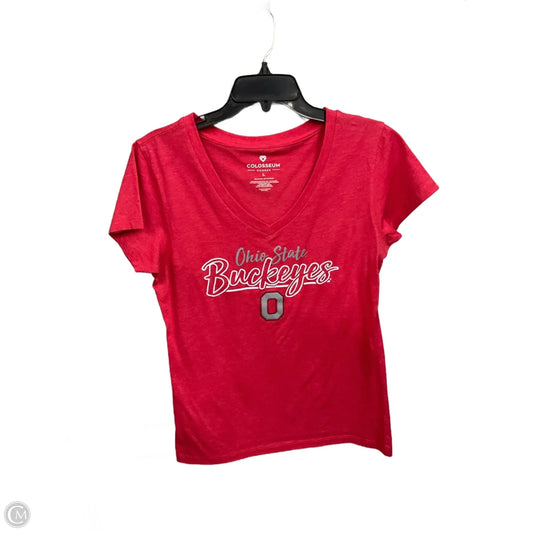 Top Short Sleeve By Colosseum In Red, Size: L