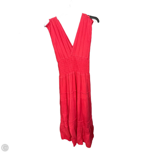 Dress Casual Midi By Clothes Mentor In Pink, Size: Xs