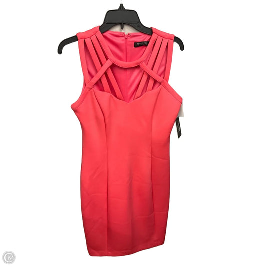 Dress Party Midi By Guess In Pink, Size: L
