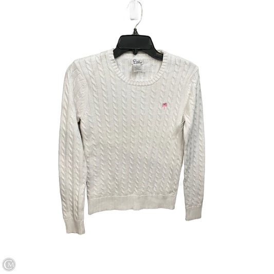 Sweater Designer By Lilly Pulitzer In White, Size: S