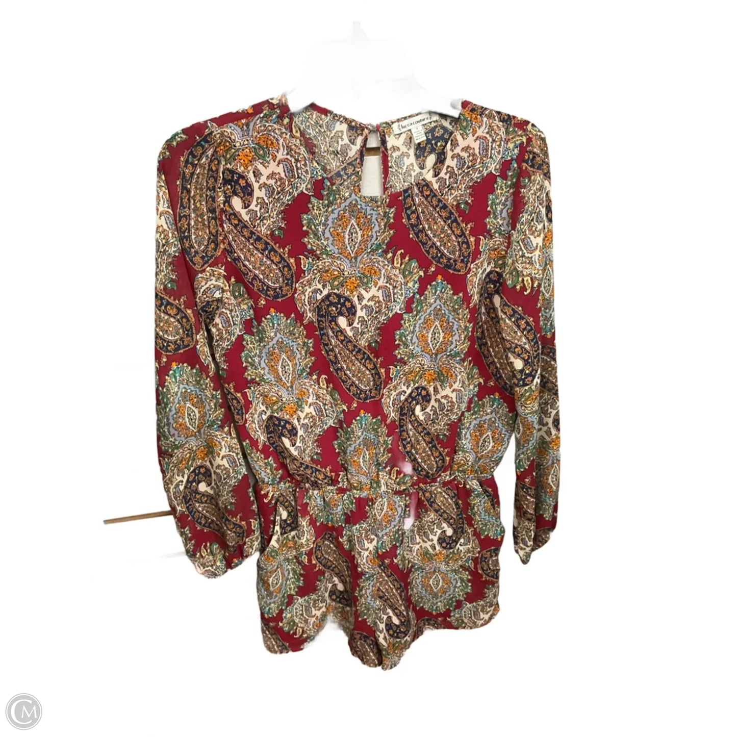 Romper By Lucca Couture In Paisley Print, Size: S