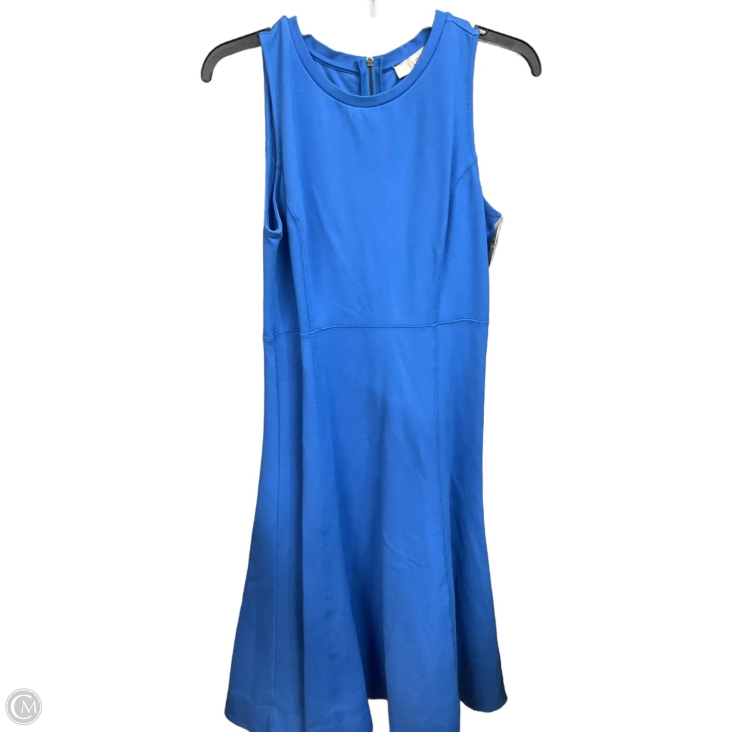 Dress Casual Midi By Loft In Blue, Size: M